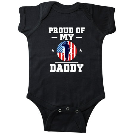 

Inktastic Military Daddy Proud Son Gift Baby Boy or Baby Girl Bodysuit