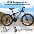 thumbnail image 2 of Ambifirner High Timber Mountain Bike for Adult 26 Inch Wheels, 21 Speeds, Front Suspension, Aluminum and Steel Frame Options, 2 of 9
