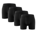 thumbnail image 4 of 4PK Mens Boxer Briefs Breathable Tagless Underwear Soft Comfort Flex Waistband, 4 of 9