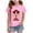 F4-Pink, variant on sdbrld Girls Christmas Shirts Kids Short Sleeve Xmas Ugly Graphic Tees Gift for Children Pink Sizes 3-4 Years