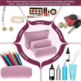 thumbnail image 4 of Pakyozj 3 Pcs Makeup Bag Set for Women Corduroy Cosmetic Pouch Aesthetic Travel Toiletry Bag Cute Purse Pouch Pencil Case Makeup Brushes Storage Organizer for Christmas, 4 of 6