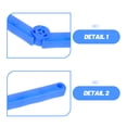 thumbnail image 3 of WRISTBIQUE 4Ud Bisagra Para Tendedero De Ropa Azul Con Plegable Y Soporte Estable Para Exterior, 3 of 6