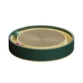 thumbnail image 1 of Rascador para gatos Sunnimix Almohadilla para rascar gatos con pista de bolas integrada Diámetro 45cm Verde, 1 of 8