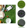 thumbnail image 4 of CHEERFUN Realistic Synthetic Artificial Grass Mat 65x3ft with 3/8' Grass Blades Height, Faux Grass Rug for Indoor Outdoor Garden Lawn Landscape Turf, Pets, Pools, Schools, with Drainage, 4 of 11