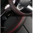 thumbnail image 4 of Funda para volante de coche con forma de D, 37 a 38 cm, color rojo y azul, 4 of 6