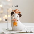 thumbnail image 4 of Décoration Intérieure Ange Ornement de Noël Mignon Statue Commémorative Chérubins Anges Statue de Jardin en Résine Figurine Intérieur Extérieur Décoration de Maison et Jardin Statue d'Ange Aile Sculpture Statue Commémorative, 4 of 4