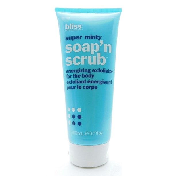 Bliss bliss Super Minty Soap 'n Scrub Energizing Exfoliator For The