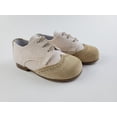 thumbnail image 2 of Round toe, two tone Brogue Shoes-Toddler Boy Shoes, 2 of 13