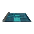 thumbnail image 2 of Ahgly Company Indoor Rectangle Abstract Light Blue Modern Area Rugs, 3' x 5', 2 of 4