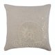 thumbnail image 1 of Funda de almohada decorativa color crudo, diseño de caracol, mar, playa, océano, nácar, 35 x 35 cm (14 x 14 pulgadas), lino y algodón floral, contemporánea, animal - Caracol con perlas, 1 of 6
