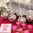 thumbnail image 2 of 1970s Disco Ball Cup Spherical Cocktail Cup with Straw for Birthday Wedding Bachelorette Party, 2 of 6