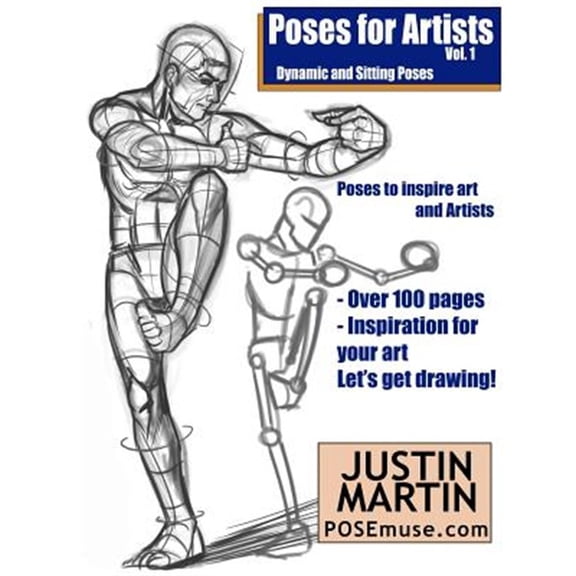 Pre-Owned Poses for Artists Volume 1 - Dynamic and Sitting Poses: An essential reference for figure drawing and the human form (Inspiring Art and Artists) Paperback