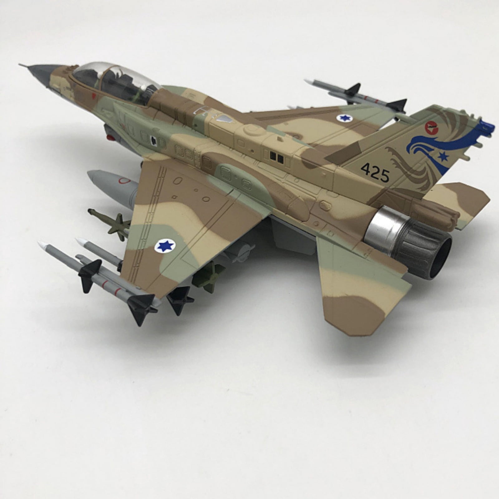 Israeli Air Force F-16I Fighter Model Airplane for Aviation Collection 1:72 Scale Diecast Alloy for Desk Decor