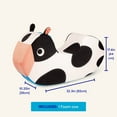thumbnail image 6 of Battat Cozy Cruisers Cow Foam White Ride-On Toy with Washable Cover, Toddler and Preschool Toys, 6 of 11