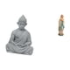 thumbnail image 5 of Estatua de mono,Estatua de Buda Mono para Interiores y Exteriores Budista,Estatua de Lutero,Estatua de la Virgen María Figura Colección Religiosa,Figura de resina y Señora de Lutero, 5 of 8