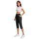 thumbnail image 2 of TaTaai Women Stretch Yoga Pants Capri Length High Waisted Buttery Soft Workout Tights Non-See-Through Athletic Leggings for Gym Lounge Work Gift, 2 of 7