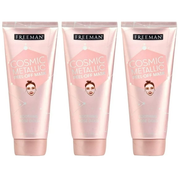 Freeman Cosmic Metallic Rose Gold Peel-Off Facial Mask (3 Pack)