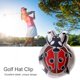 thumbnail image 4 of Marcador Magnético De Pelota De Golf con Pinza para Gorra De Golf para Entrenamiento Y Práctica De Deportes Al Aire Libre, Patrón De Mariquita Antioxidante golf magnético sombrero Spptty deporte de ocio, 4 of 7