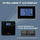 thumbnail image 3 of Báscula digital Tanita HD-662 (negra) - Báscula de baño de tecnología japonesa con capacidad de 150 kg - Pantalla LCD grande de 5 cm con retroiluminación azul - Precisa, duradera y con control de pie, 3 of 5