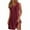 Wine, variant on Fartey Nightgown for Women Summer Solid Color Sleeveless Sleepwear Soft Lightweight Sleep Dress Comfy Pleated V Neck Night Dress 2025 Purple L