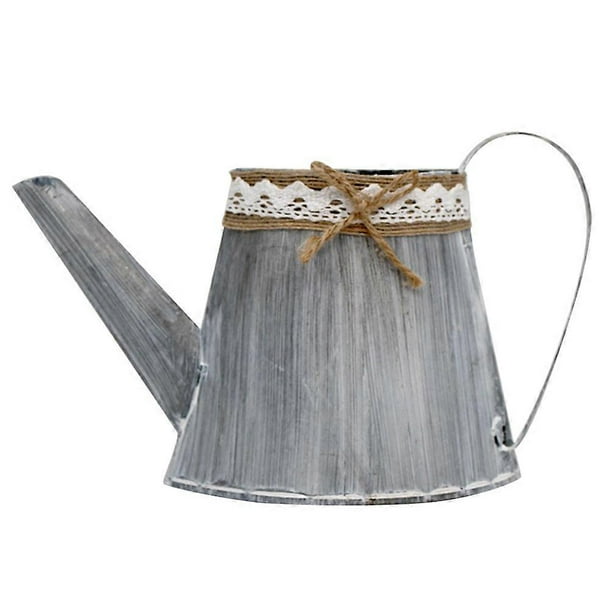 Vintage Decor Metal Flower Planter Metal Flower Bucket Vintage Planter Pots Rustic Home Decor Metal Planter Pots