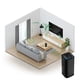 thumbnail image 5 of purificador de aire USB, filtro verdadero para habitaciones, modo automático, silencioso, 5 of 7