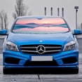 thumbnail image 2 of Awypu Windscreen Sun Visor - Smooth Simplicity and Minimalist Gradients, Car Interior Protection Assistant 51.18*27.59 in, 2 of 7