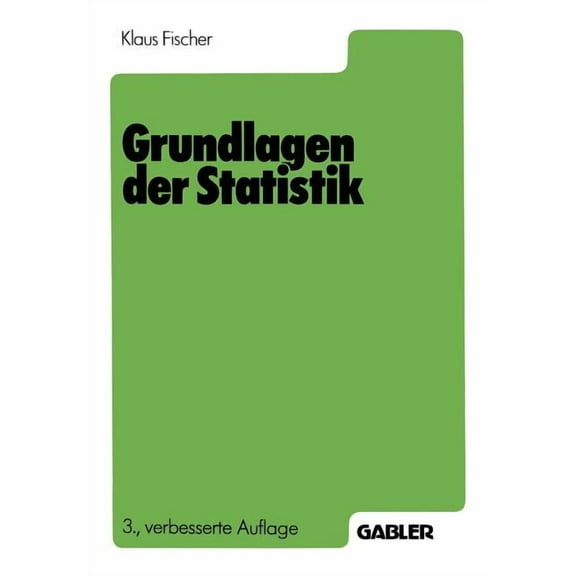 Grundlagen Der Statistik, (Paperback)