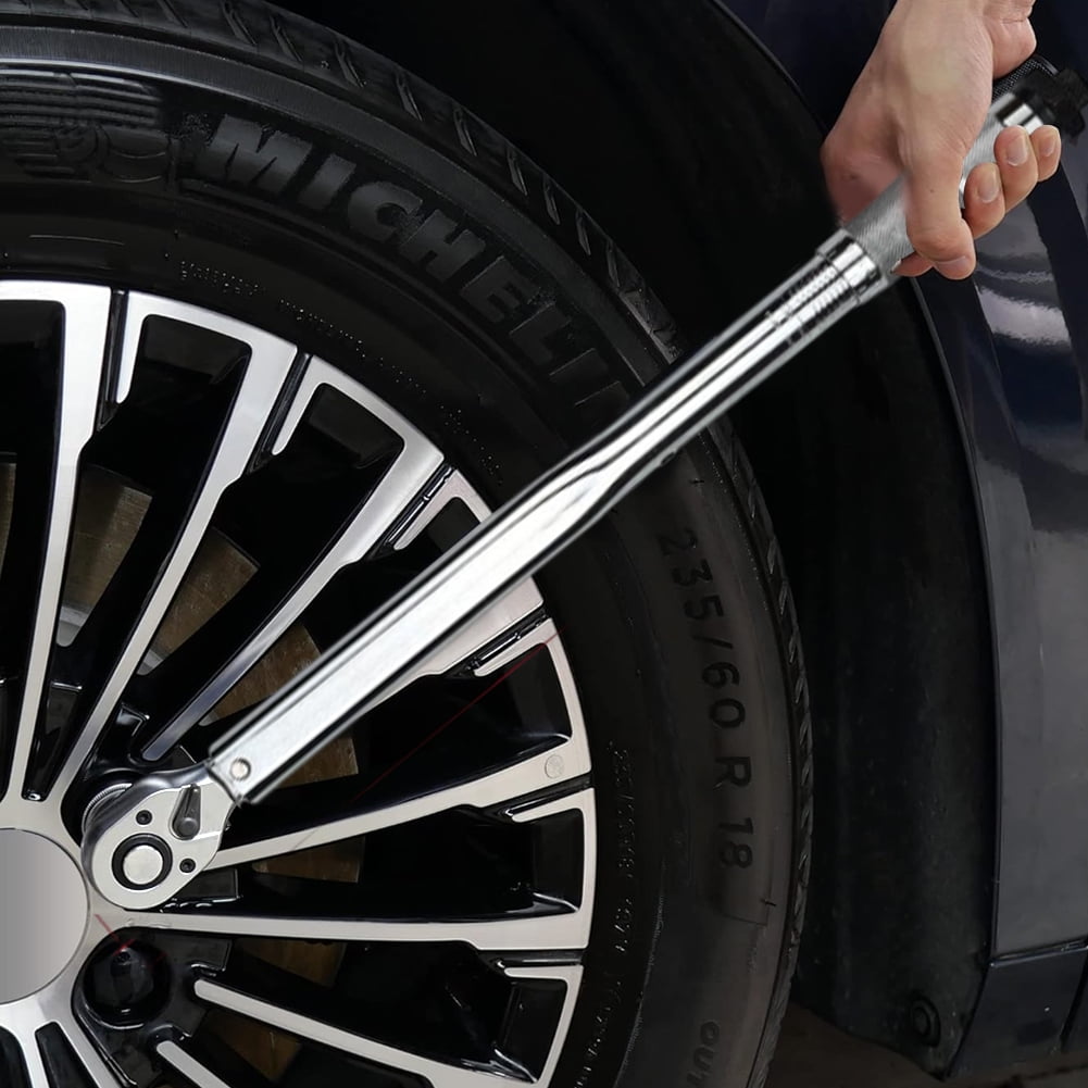BLEEUS 1/2-Inch Drive Click Torque Wrench Adjustable Torque Wrench Metal for Car Repair （）