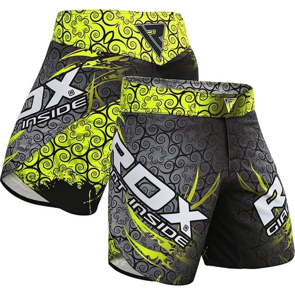 RDX MMA Shorts MSS Boxing Training Mens Short Fight Grappling Green Blue Red