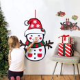thumbnail image 4 of Juego de muñeco de nieve y árbol de Navidad de fieltro DIY - Paquete de 2 regalos de Navidad para niños - Árbol de Navidad de fieltro desmontable para colgar en la pared para niños pequeños Fason WMZY-833, 4 of 7