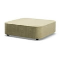 thumbnail image 3 of Benjara Cid Macy 36 Inch Low Coffee Table, Square Modern Style, Beige Brown Finish, 3 of 5