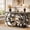 Rustic Grey & Black, variant on Finmind 47" 5-Tier Industrial Console Table, Narrow Entryway Sofa Table with Staggered Shelves & Metal Frame for Living Room, Hallway, Walnut