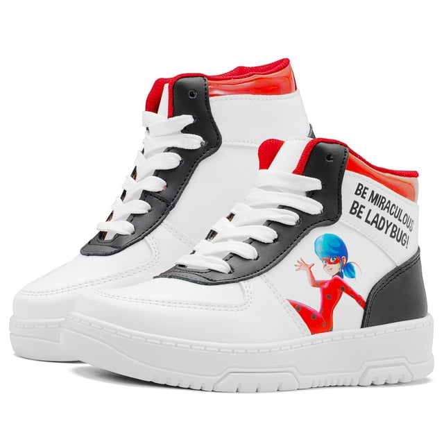 Tenis Blanco Para Niña De Ladybug Miraculous Marinette Yuyin LB3100 Blanco