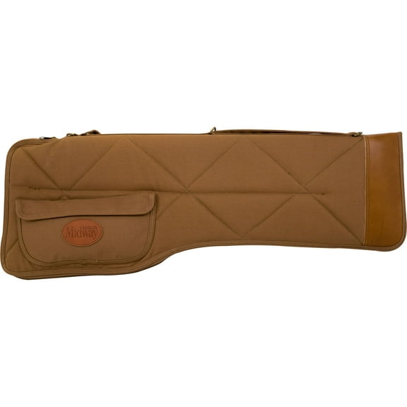 MidwayUSA Deluxe Cotton Canvas Takedown Shotgun Case 32" Dark Khaki