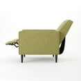 thumbnail image 5 of Noble House Melvin Mid Century Modern Fabric Recliner, Green, 5 of 5