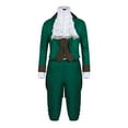thumbnail image 6 of CONZONE St. Patrick Day Mens Elf Dress Up Green Clover Tailcoat And Hat Outfit Funny Party Stage Performance Clothes Set, 6 of 9