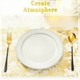thumbnail image 5 of Tutuviw 1Pc Table Runner Roll, Gold Metallic Foil Thin Mesh, Glitter Table Runner, Gold Table Decorations for Party, Celebrations, Birthdays, Christmas DIY (29ft Lx 11in Wide), 5 of 8