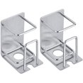 thumbnail image 1 of Juego de 2 portavasos de acero inoxidable adhesivo para montaje en pared para cepillos de dientes para baño Zefei Wu  9024735041399, 1 of 5