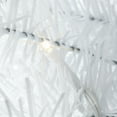 thumbnail image 4 of 2FT Pre-Lit Artificial Mini Christmas Tree, White Tabletop Tree with White Lights and Velvet Bag, 4 of 7