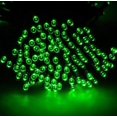 thumbnail image 2 of Guirnalda LED de 22 m alimentada por energía solar con 8 efectos de luz, perfecta para fiestas, bodas, cumpleaños y jardines al aire libre (verde), 2 of 6