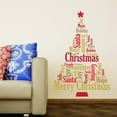 thumbnail image 2 of Christmas Decorations Clearance for Home, Indoor, Wall Stickers " Merry Christmas Decor" Wall Murals Decals Living Room Children Nursery Restaurant Cafe Hotel Home Decor (English Quote Christmas Tree), 2 of 3