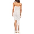 thumbnail image 3 of Franhais Women Beach Sleeveless Dress With Solid Color Geometric Pattern Long Type Skinny Version Clothing White Club Street Style（S-L）, 3 of 9