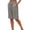 Gray, variant on Womens Casual Capri Pants Elastic Waist Solid Color 3/4 Wide Leg Summer Trousers with Pockets Purple,S
