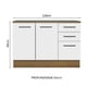 thumbnail image 2 of Gabinete Bajo Cocina Madesa Agata 120cm Con Encimera MB, 2 of 5