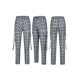 thumbnail image 4 of VISgogo Pantalones cargo para mujer, pantalones de cintura alta con estampado de cuadros/color sólido con bolsillos VISgogo  moda, 4 of 9