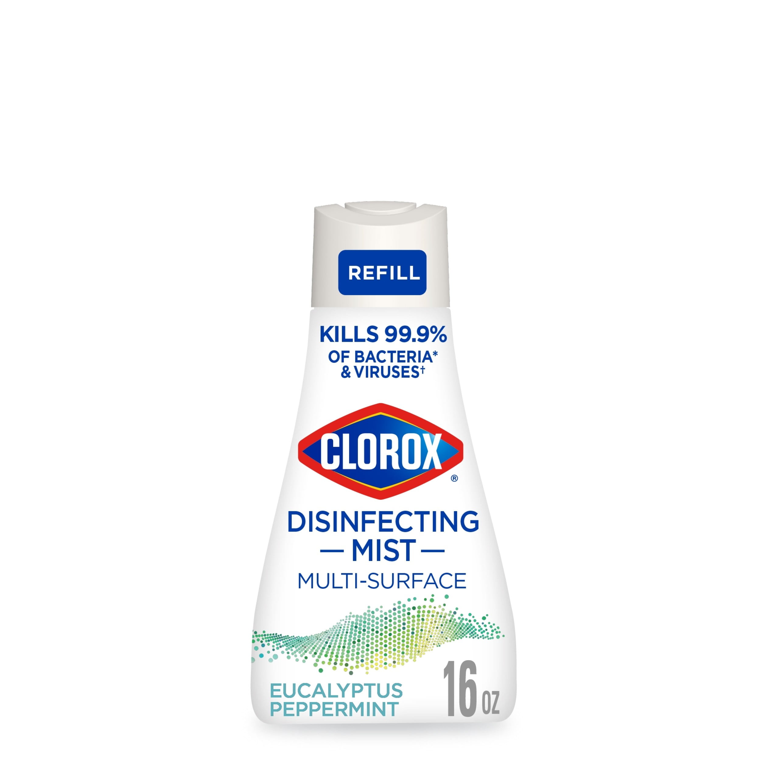 Clorox Disinfectant Mist Refill, Multi-Surface Spray, Eucalyptus Peppermint, 16 oz