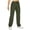 Army Green, variant on PWPSG High Waist Drawstring Multi-Pocket Cargo Casual Pants, Breathable Comfort Trousers for Outdoor & Daily Versatile Use Black S