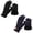 Black&Navy, variant on REDESS Mens Womens Winter Gloves Touchscreen Winter Warm Knit Gloves,Black