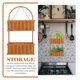 thumbnail image 3 of BESTYASH Cesta Colgante En Pared De Dos Niveles Para Almacenar Flores Y Artículos De Cocina, 3 of 6